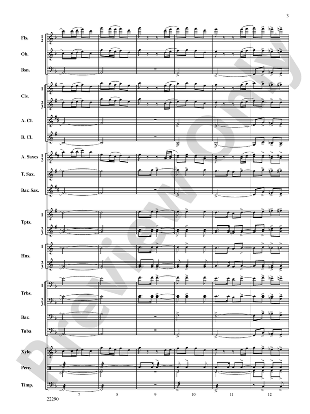 Viper Squadron March - Concert Band Conductor Score & Parts (Digital Download)