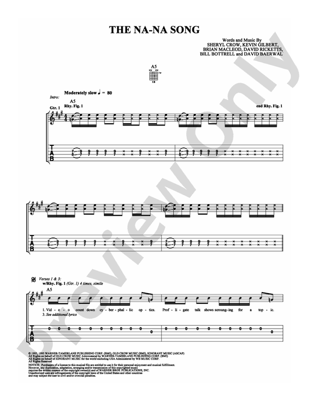 The Na-Na Song - Easy Guitar (Digital Download)