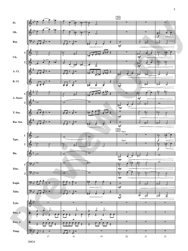 Contraption - Concert Band Conductor Score & Parts (Digital Download)