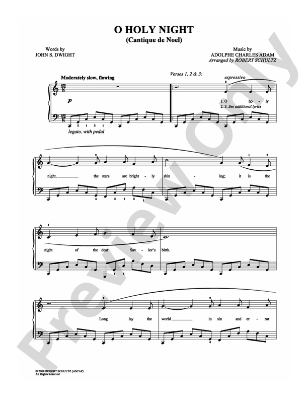 O Holy Night - PVG - Adolphe Adam (Digital Download)