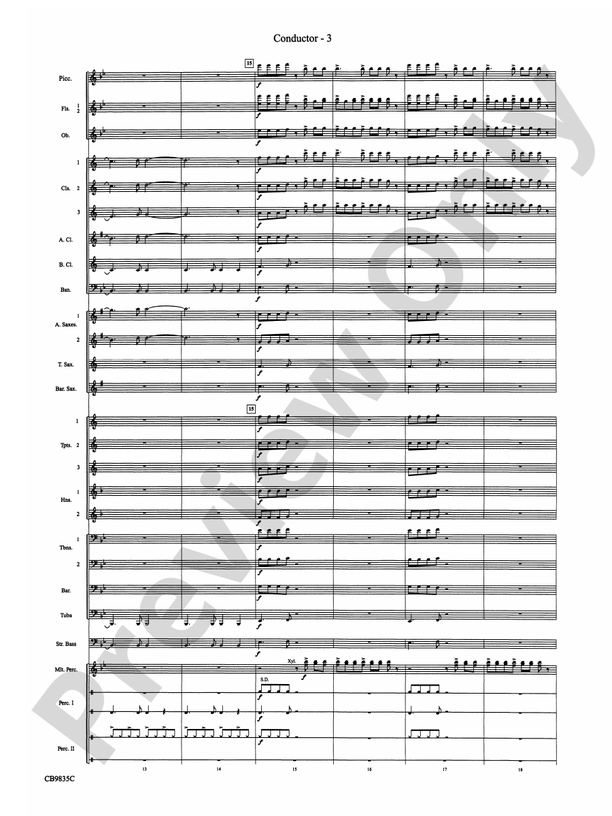 A Charlie Brown Christmas - Concert Band Conductor Score & Parts (Digital Download)