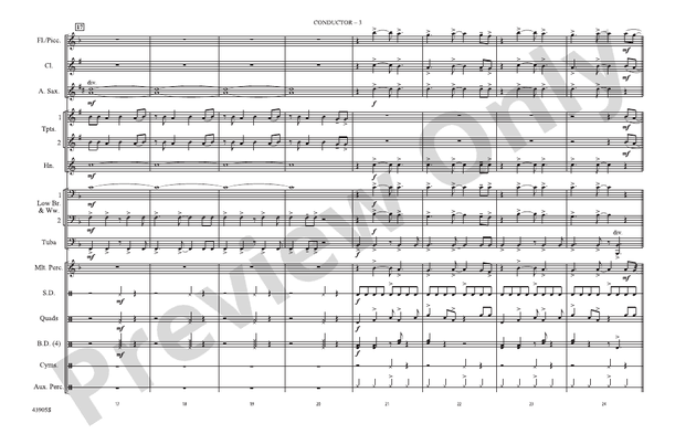 Steal My Girl – Marching Band Conductor Score & Parts (Digital Download)