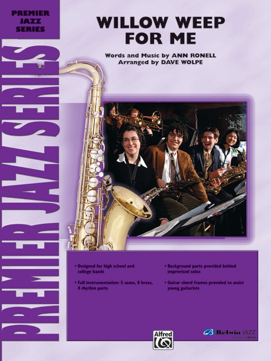 Willow Weep for Me - Jazz Ensemble Conductor Score & Parts(Digital Download)