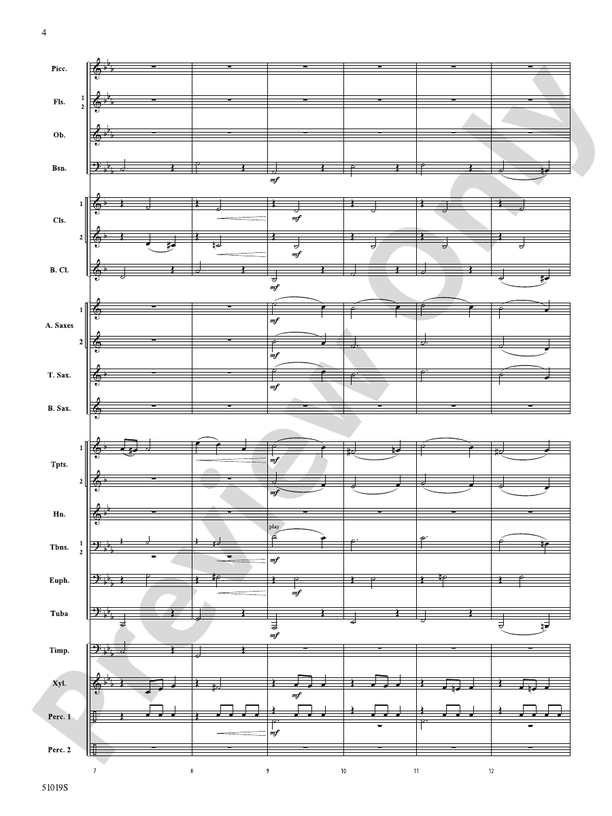 Haunted Night  – Concert Band Conductor Score & Parts (Digital Download)