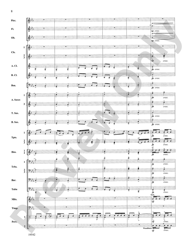 Chanteys - Concert Band Conductor Score & Parts (Digital Download)