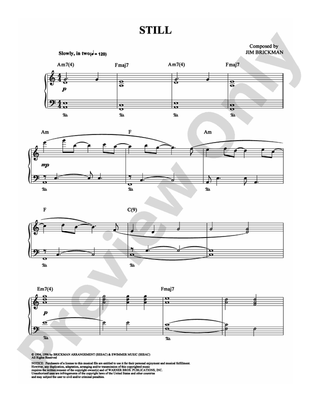 Still - Piano (Digital Download)