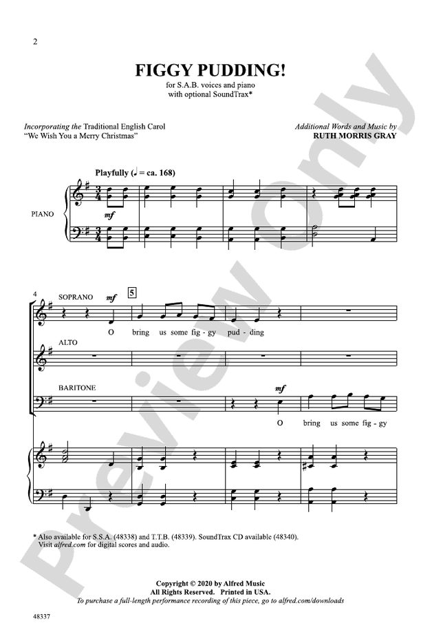 Figgy Pudding! – SAB Choral Octavo (Digital Download)