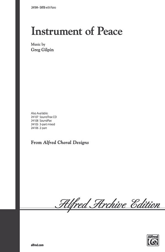 Instrument of Peace – SATB Choral Octavo (Digital Download)