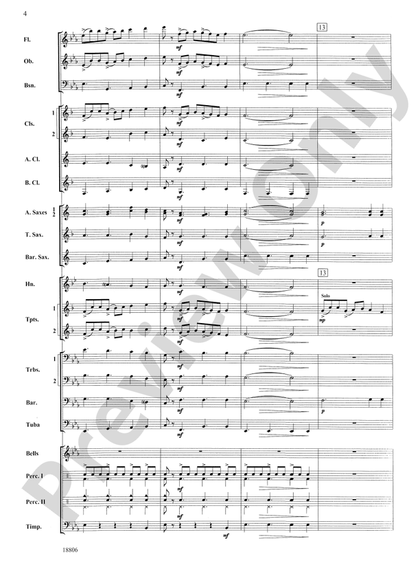 Quintology - Concert Band Conductor Score & Parts (Digital Download)
