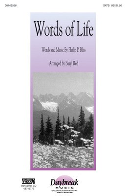 Words of Life - SATB Buryl Red Hal Leonard Choral Score Octavo