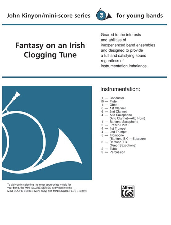 Fantasy on an Irish Clogging Tune - Concert Band Conductor Score & Parts (Digital Download)