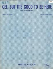 Gee, But It's Good To Be Here - Ethel Merman - PVG (Digital Download)