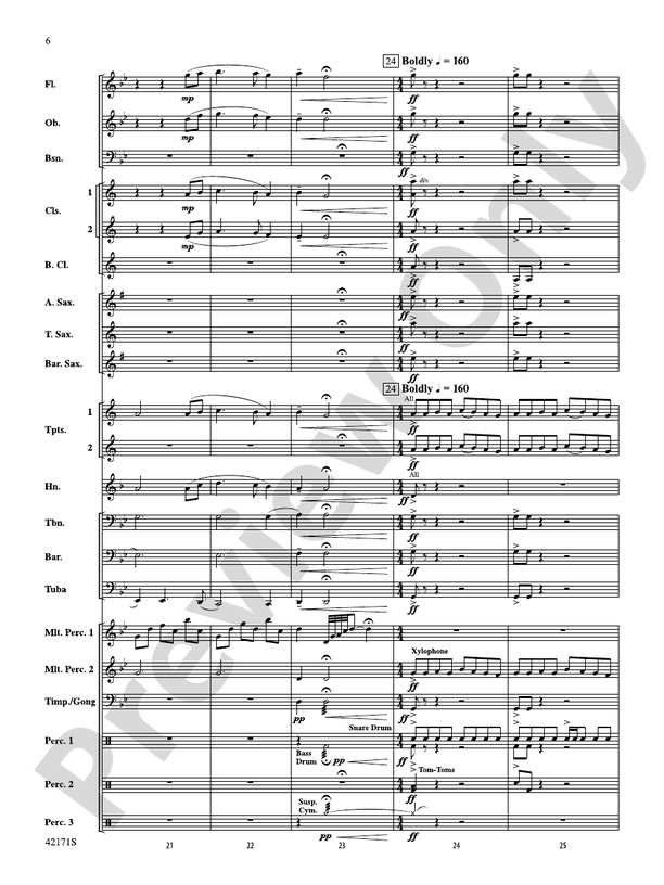 Prelude and Firestorm - Concert Band Conductor Score & Parts (Digital Download)