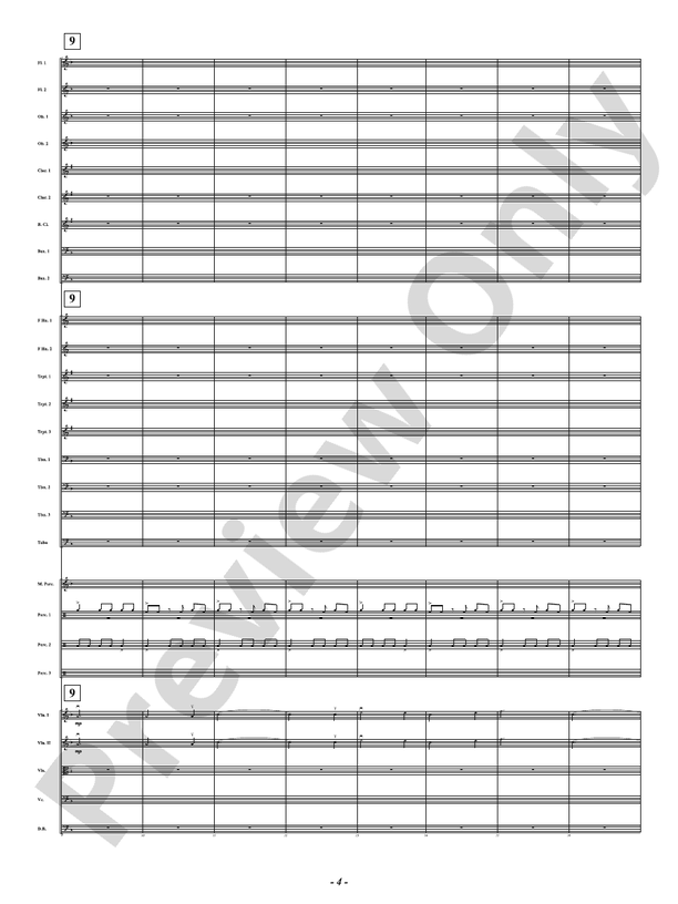 African Holy Night - Full Orchestra Conductor Score & Parts (Digital Download)