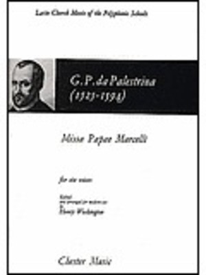 Missa Pape Marcelli Sattbb -