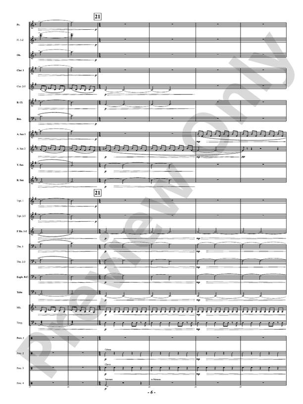 Prophetic Dances - Concert Band Conductor Score & Parts(Digital Download)