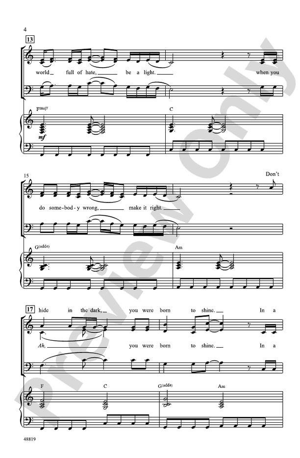 Be a Light – SAB Choral Octavo (Digital Download)