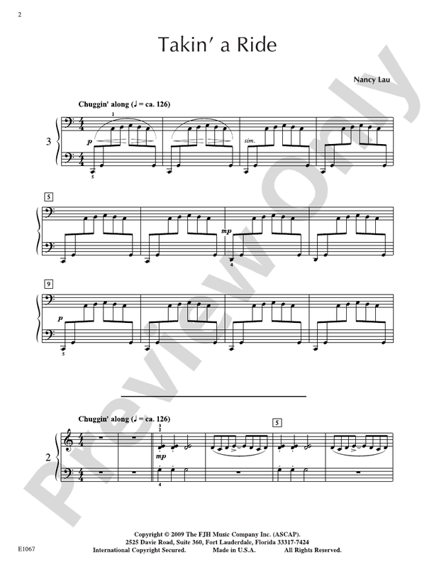 Takin' a Ride - Piano (Digital Download)