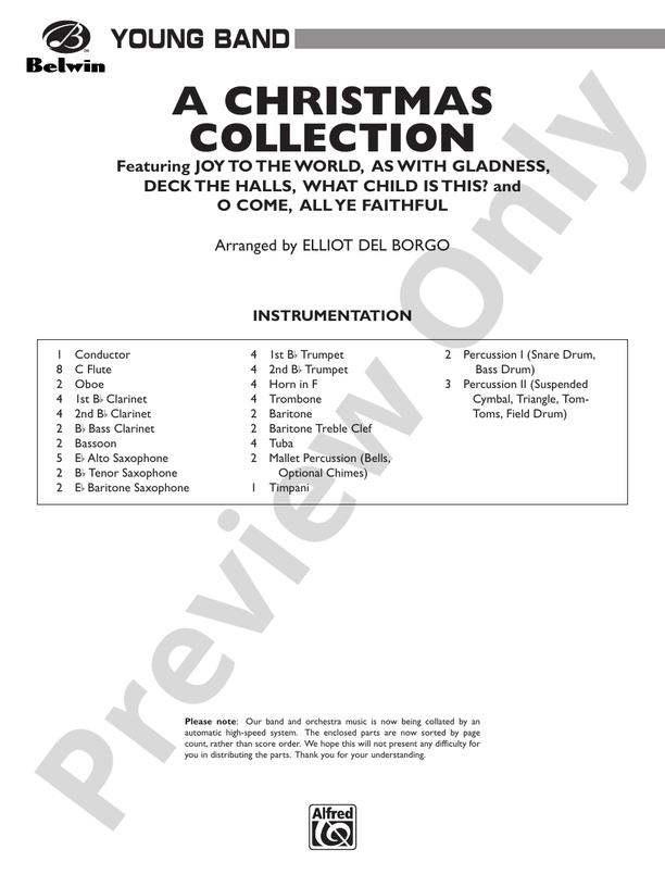 Christmas Collection - Concert Band Conductor Score & Parts (Digital Download)