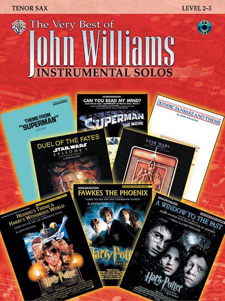 Very Best of John Williams Tenor Sax Bk/CD
