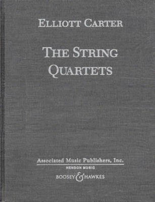 The String Quartets - Complete in Hardbound - Elliott Carter - Boosey & Hawkes Study Score Score