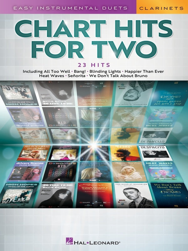 Chart Hits for Two - Clarinet Duet Hal Leonard 664577