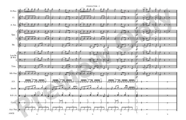 Shorties #21 – Marching Band Conductor Score & Parts (Digital Download)