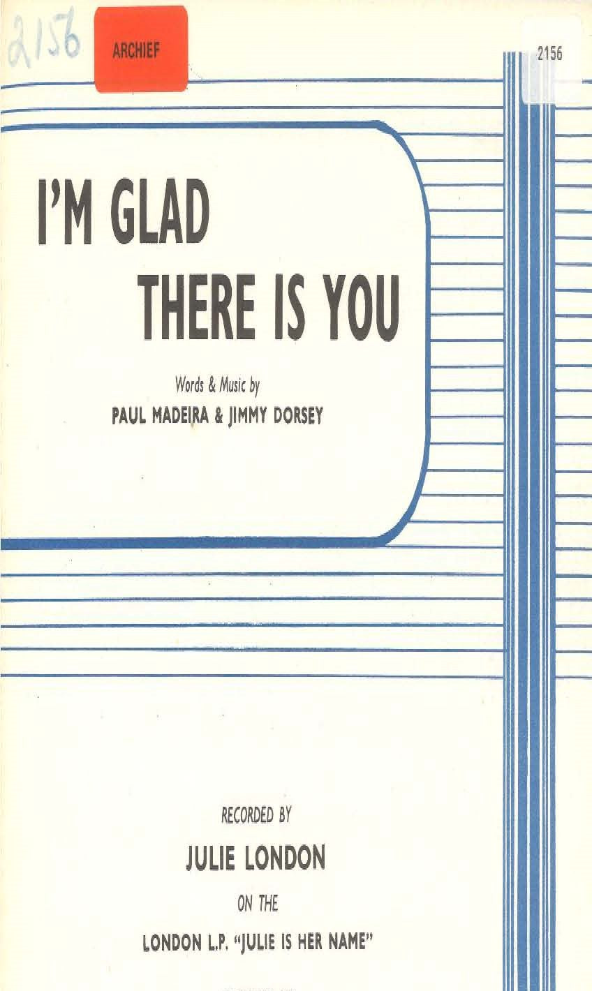 I'm Glad There Is You - Julie London - PVG (Digital Download)