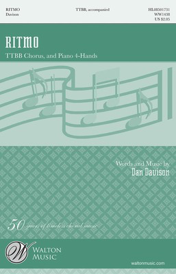 Ritmo - Dan Davison - TTBB Walton Music Choral Score Octavo
