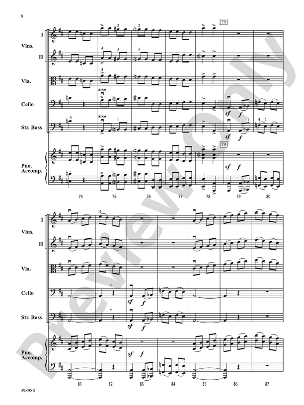 Danse - String Orchestra Conductor Score & Parts (Digital Download)