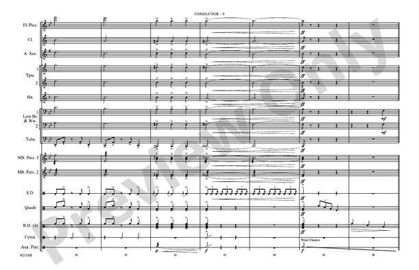 You're Still a Young Man – Marching Band Conductor Score & Parts (Digital Download)