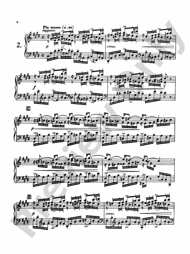 Faure - Theme and Variations, Op. 73 - Piano Solo (Digital Download)