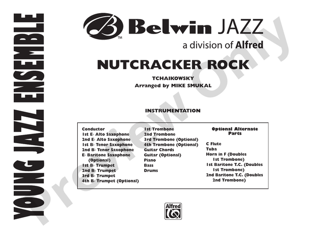 Nutcracker Rock - Jazz Ensemble Conductor Score & Parts (Digital Download)