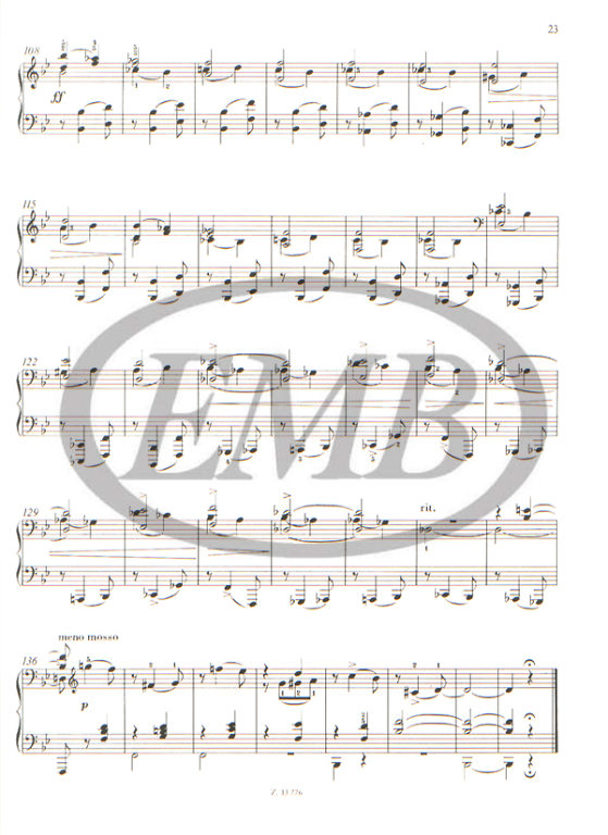 Liadov - Album for Piano Solo - Piano Solo EMB Z13776