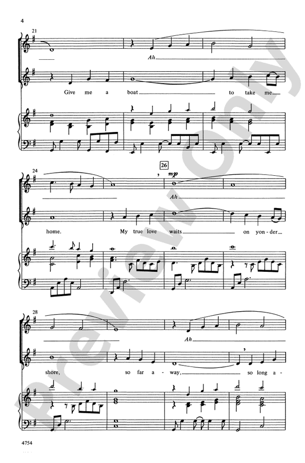 Cross the Wide Missouri - SSA Choral Octavo (Digital Download)