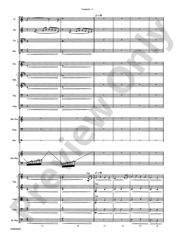 The Lord of the Rings: The Fellowship of the Ring – Full Orchestra Conductor Score & Parts (Digital Download)