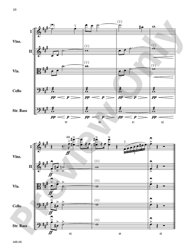Transylvanian Lullaby - String Orchestra Conductor Score & Parts (Digital Download)