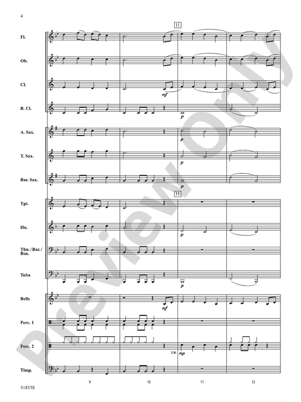 Snow Day! - Concert Band Conductor Score & Parts(Digital Download)