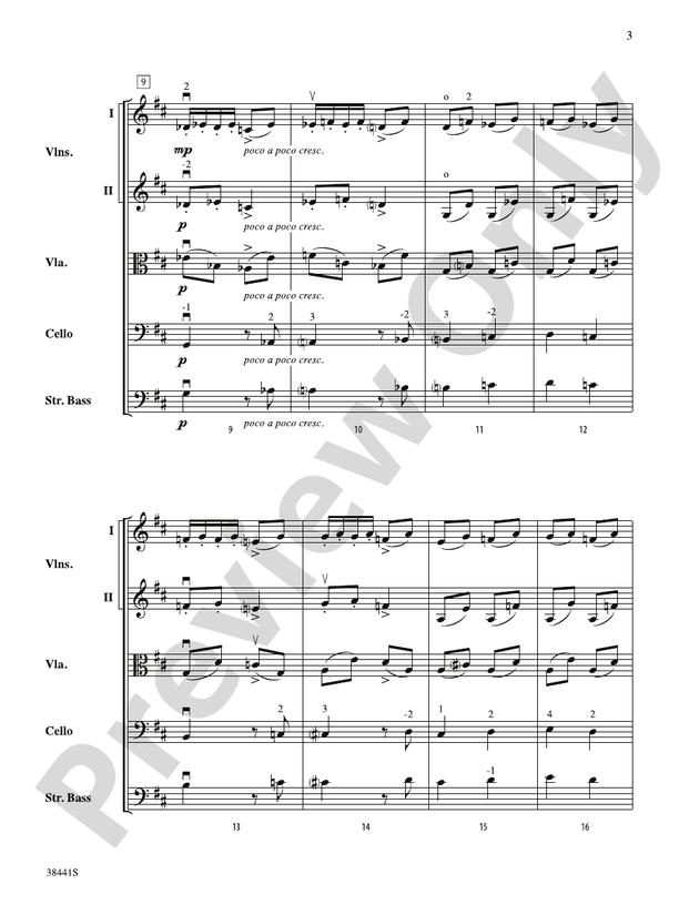 February: Carnival (from The Seasons) – String Orchestra Conductor Score & Parts (Digital Download)