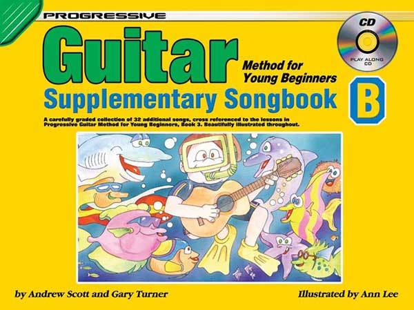 Progressive Gtr Meth Yng Begin Supp Songbk B BkCD