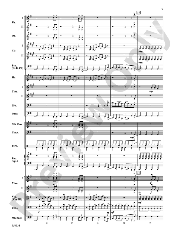Prime Time Tuesday - Full Orchestra Conductor Score & Parts (Digital Download)