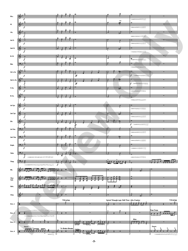 Industria - For Winds & Percussion Ensemble - Concert Band Conductor Score & Parts (Digital Download)