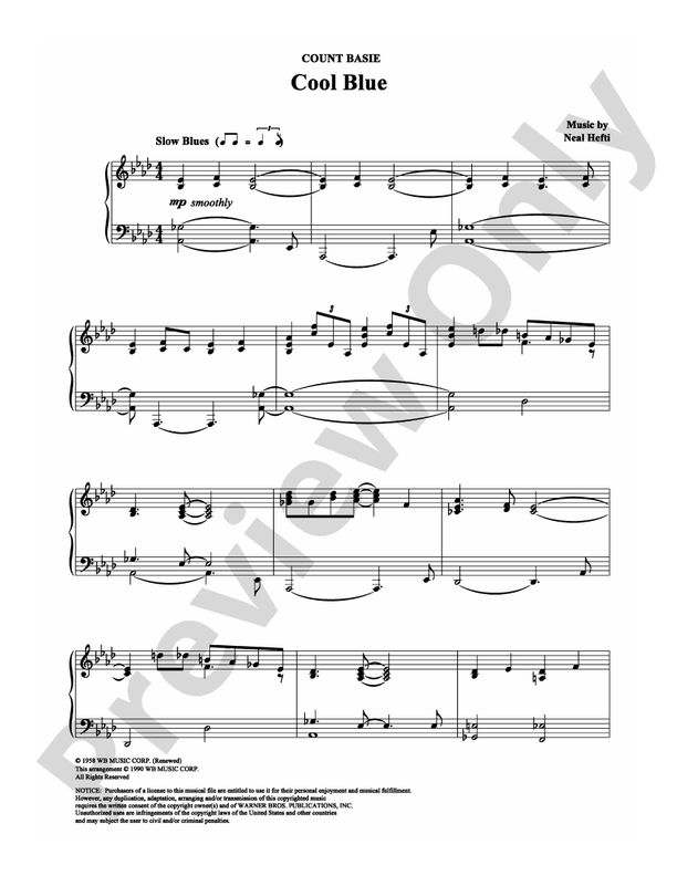 Cool Blue - DSM-PS-0006915 - Piano (Digital Download)