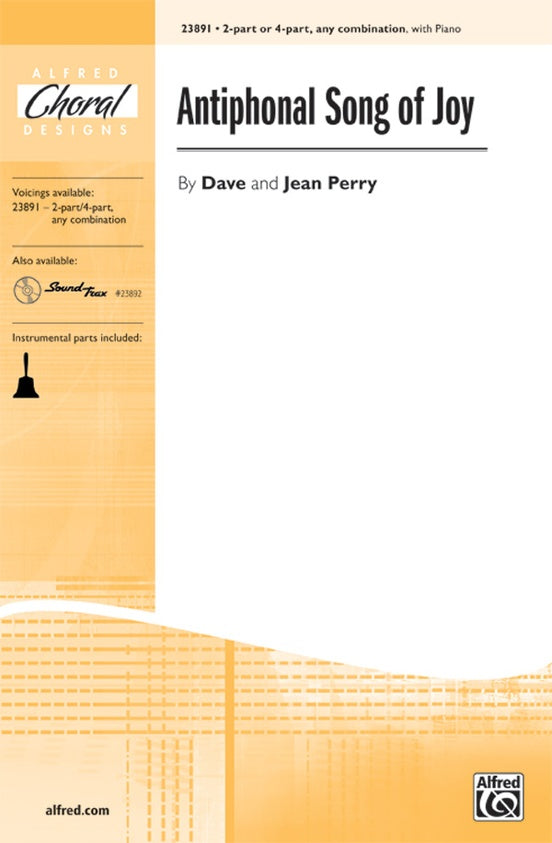 Antiphonal Song of Joy – 2-Part or 4-Part, any combination of voices Choral Octavo (Digital Download)