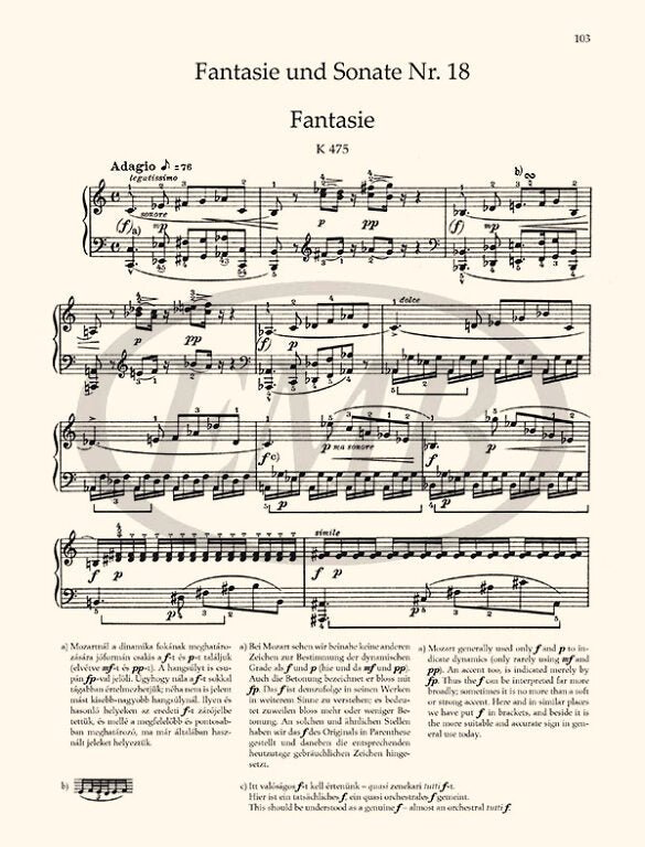 Mozart - Piano Sonatas Volume 2 - Piano edited by Bartok EMB Z3997