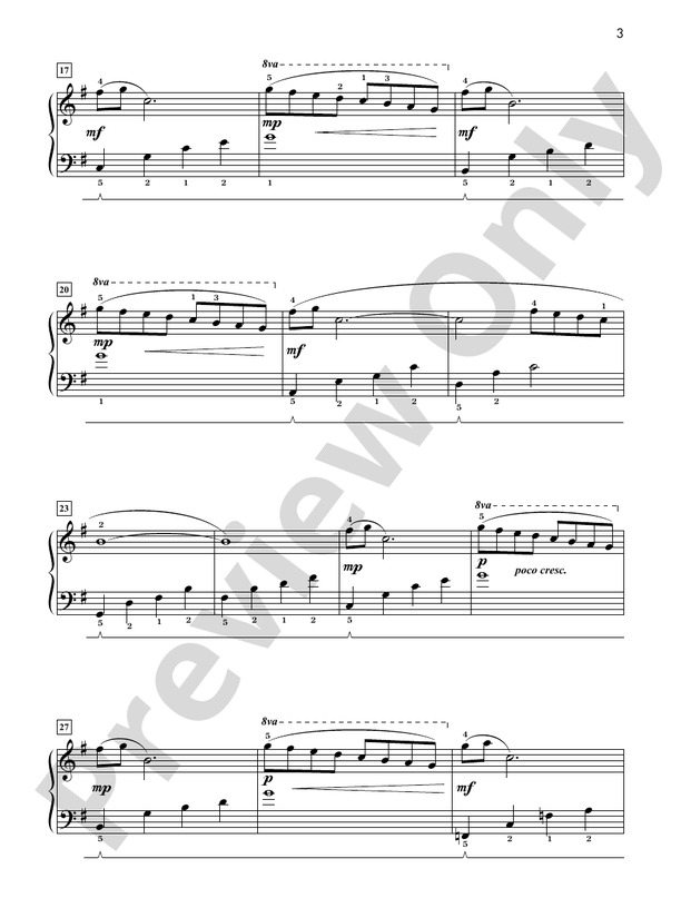 Preludes for Piano, Book 3: 6 Late Intermediate Pieces That Explore and Develop Lyrical Playing - Piano (Digital Download)