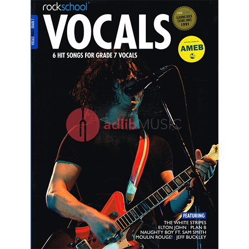 Rockschool Vocals - Grade 7 Male - 2014-2020 - Vocal Rock School Limited Sftcvr/Online Audio
