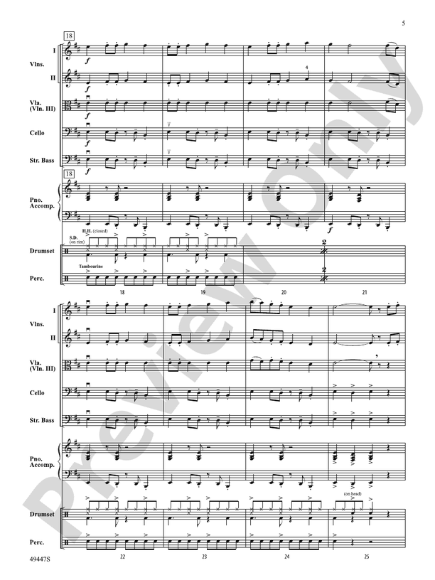 Violento - String Orchestra Conductor Score & Parts (Digital Download)