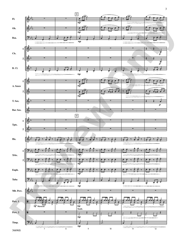 La Madre de los Gatos - Concert Band Conductor Score & Parts (Digital Download)