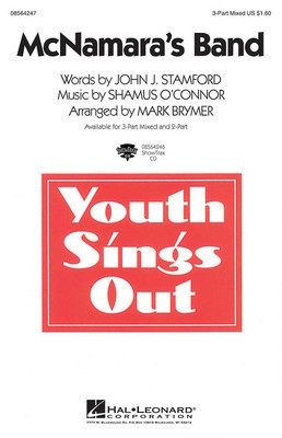 McNamara's Band - Shamus O'Connor - 2-Part Mark Brymer Hal Leonard Choral Score Octavo